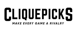 CLIQUEPICKS MAKE EVERY GAME A RIVALRY logo