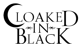 CLOAKED IN BLACK logo
