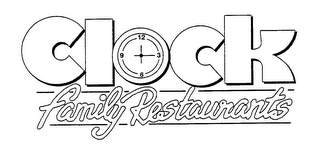 CLOCK FAMILY RESTAURANTS logo