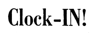 CLOCK-IN! logo