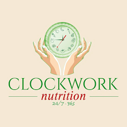 CLOCKWORK NUTRITION 24/7-365 logo