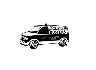 CLOG BUSTERS 24 HOUR SEWER & DRAIN SERVICE logo