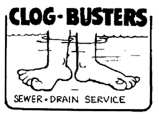 CLOG-BUSTERS SEWER-DRAIN SERVICE logo