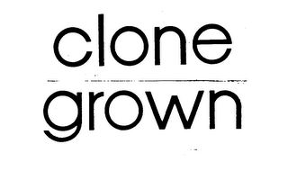 CLONE GROWN logo