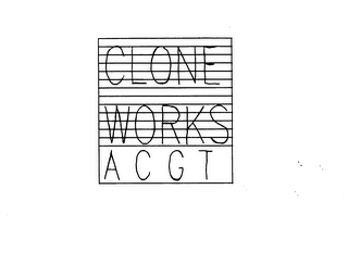 CLONE WORKS A C G T logo