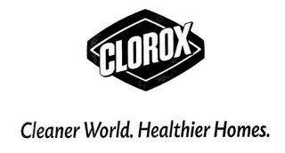CLOROX CLEANER WORLD. HEALTHIER HOMES. logo