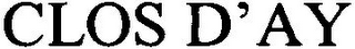 CLOS D'AY logo