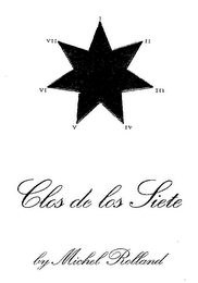 CLOS DE LOS SIETE BY MICHEL ROLLAND I II III IV V VI VII logo