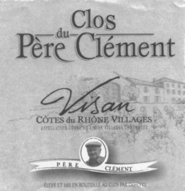 CLOS DU PÈRE CLÉMENT VISAN CÔTES DU RHÔNE VILLAGES logo