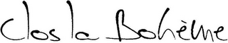 CLOS LA BOHÈME logo