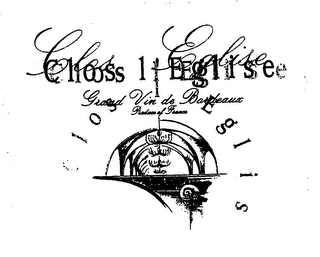 CLOS L'EGLISE GRAND VIN DE BORDEAUX PRODUCT OF FRANCE logo
