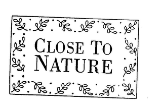 CLOSE TO NATURE logo
