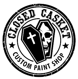 CLOSED CASKET CUSTOM PAINT SHOP logo