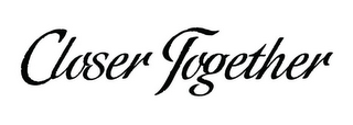 CLOSER TOGETHER logo