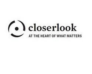 CLOSERLOOK AT THE HEART OF WHAT MATTERS logo