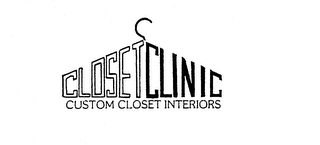 CLOSET CLINIC CUSTOM CLOSET INTERIORS logo