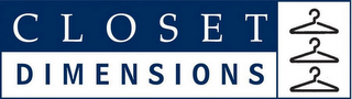 CLOSET DIMENSIONS logo