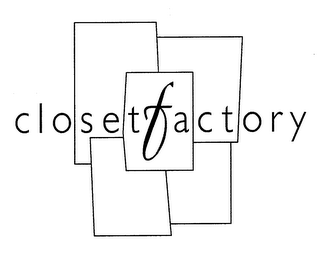 CLOSET FACTORY logo