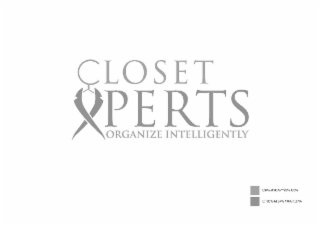 CLOSET PERTS ORGANIZE INTELLIGENTLY logo