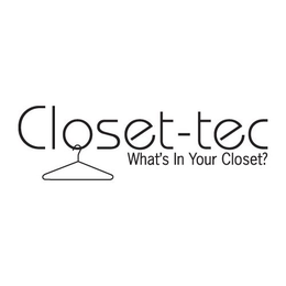 CLOSET-TEC WHAT'S IN YOUR CLOSET? logo