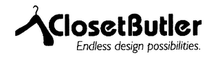 CLOSETBUTLER ENDLESS DESIGN POSSIBILITIES. logo