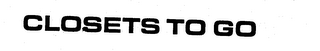 CLOSETS TO GO logo
