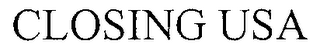 CLOSING USA logo