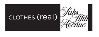 CLOTHES (REAL) SAKS FIFTH AVENUE logo