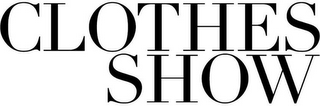 CLOTHES SHOW logo