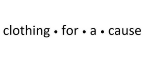 CLOTHING· FOR· A· CAUSE logo