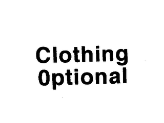 CLOTHING OPTIONAL logo