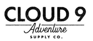 CLOUD 9 ADVENTURE SUPPLY CO. logo
