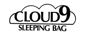 CLOUD 9 SLEEPING BAG logo