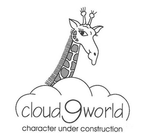 CLOUD 9 WORLD CHARACTER UNDER CONSTRUCTION logo