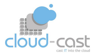 CLOUD-CAST CAST IT INTO THE CLOUD logo