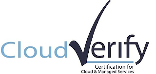 CLOUD VERIFY CERTIFICATION FOR CLOUD & MANAGED SERVICES logo