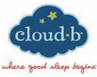 CLOUD·B WHERE GOOD SLEEP BEGINS logo