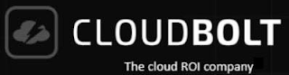 CLOUDBOLT THE CLOUD ROI COMPANY logo