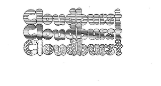 CLOUDBURST CLOUDBURST CLOUDBURST logo