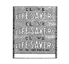 CLOVE LIFE SAVERS logo