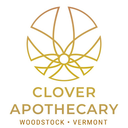 CLOVER APOTHECARY  WOODSTOCK · VERMONT logo