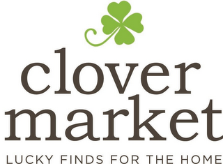 CLOVER MARKET LUCKY FINDS FOR THE HOME logo