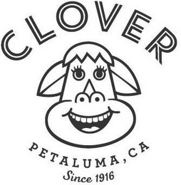 CLOVER PETALUMA, CA SINCE 1916 logo