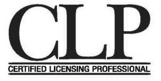 CLP CERTIFIED LICENSING PROFESSIONAL logo