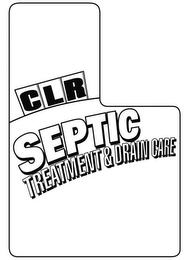 CLR SEPTIC TREATMENT & DRAIN CARE logo