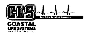 CLS SPECIALTY SURGICAL PRODUCTS COASTAL LIFE SYSTEMS INCORPORATED logo