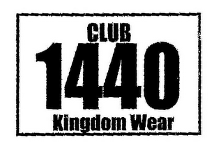 CLUB 1440 KINGDOM WEAR logo