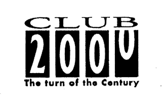 CLUB 2000 THE TURN OF THE CENTURY logo