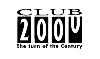 CLUB 2000 THE TURN OF THE CENTURY logo