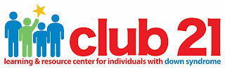 CLUB 21 LEARNING & RESOURCE CENTER FOR INDIVIDUALS WITH DOWN SYNDROME logo